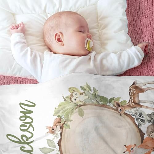 Image of Custom Baby Blanket,Personalized Blankets for Kids with Names,Customized Blankets with Name for Boy,Personalized Baby Blanket for Girl Customized Blanket,Gift for Birthday Christmas(60 inchX80 inch)