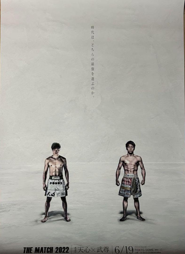 Amazon.co.jp: 那須川天心vs武尊 THE Match2022 5枚セットポスター  