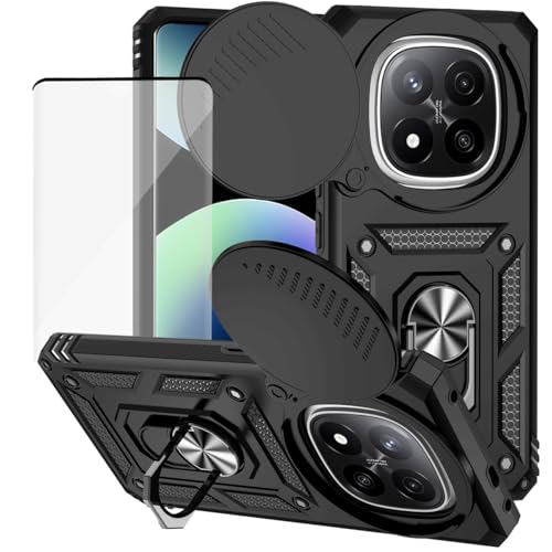 Yodueiv Xiaomi Redmi Note 14 Pro Plus 5GpP[X KXXN[veN^[ƃXChJJo[tACOJ[}Egz_[یJo[ Xiaomi Redmi Note 14 Pro+ 5Gp u