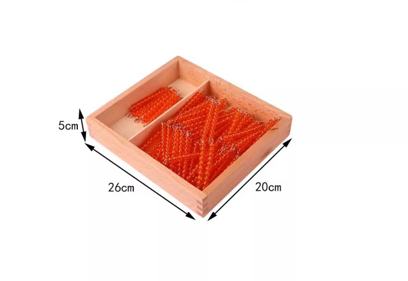 Montessori 100 e 1000 Set di Catene di Perline, Giocattoli matematici Materiale per i più Piccoli Giocattolo di apprendimento prescolare,Carpet Covers