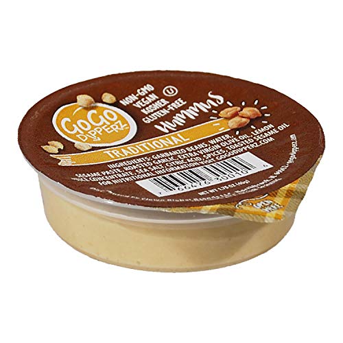 GoGo Dipperz Traditional Hummus Snack Cups - 24ct / 1.75oz cups