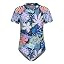 Blue Tropical Floral