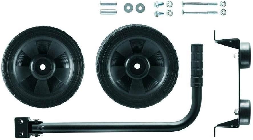 6287 Never-Go-Flat Portable Generator Wheel Kit with Foldaway Handle and Assembly Hardware, 8-Inch,Black