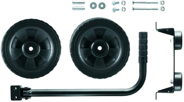 6287 Never-Go-Flat Portable Generator Wheel Kit with Foldaway Handle and Assembly Hardware, 8-Inch,Black
