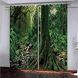 🌟【Tissu de haute qualité】 : le rideau est composé d'un tissu microfibre innovant à trois couches. Ils ont une finition et une sensation de haute qualité et sont plus légers que les rideaux occultants traditionnels, mais avec une finition plus douce et plus durable. Ils bloquent 70 à 80 % de la lumière du soleil pour protéger votre vie privée. Sans revêtement chimique, il est plus sain et plus sûr pour les personnes, en particulier les nourrissons et les jeunes enfants.