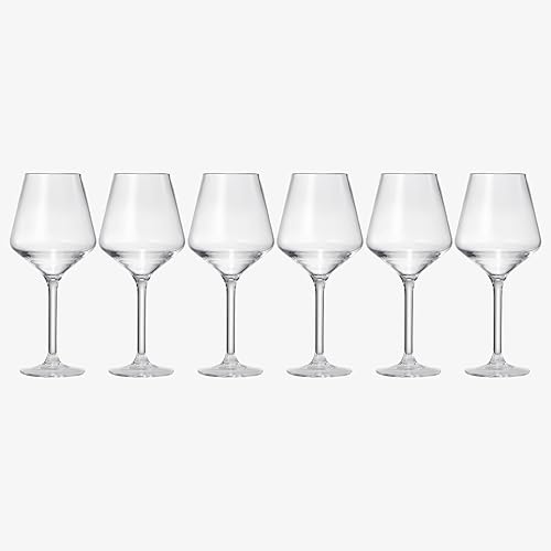 Miniatura 9 de Copas de vino de plástico irrompible de estilo europeo, juego de 6 vasos de vino de acrílico Tritan, irrompible, color transparente, irrompible, sin