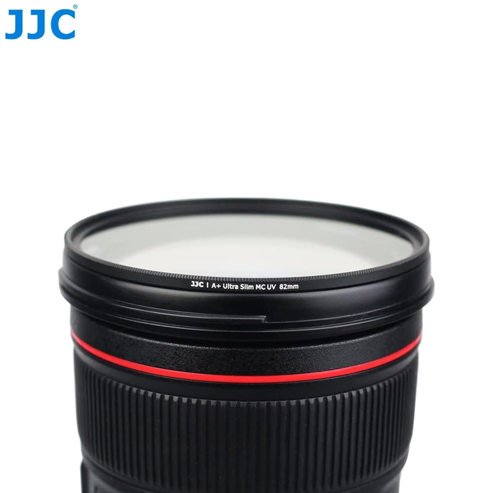 JJC 82mm Ultra-Slim Mehrschicht-UV-Filter für Canon, Sony, Nikon Objektive mit 82mm Gewinde