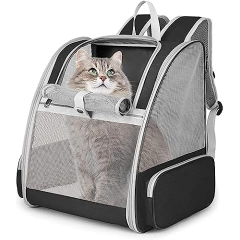 Hykiee Cat Dog Carrier Backpack for Travel Cover