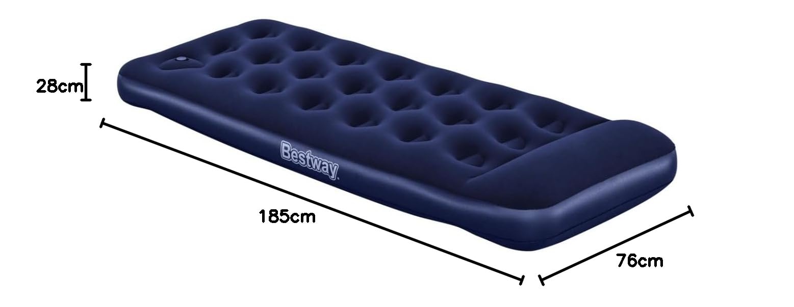 Materac Dmuchany Bestway 185 x 76 x 28 cm Pojedynczy
