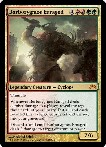 Magic The Gathering - Borborygmos Enraged (147) - Gatecrash