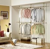 Premium Wood Double 2 Tier Hanger | Clothing Rack | Closet Organizer