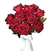 Produktbild Sunm Boutique 10 PC Künstliche Blumen Künstliche Rosen Fake Rosen Seide Blumen Rot Rose Hochzeitsstrauß für Hausgarten Party Hotel Büro Dekor