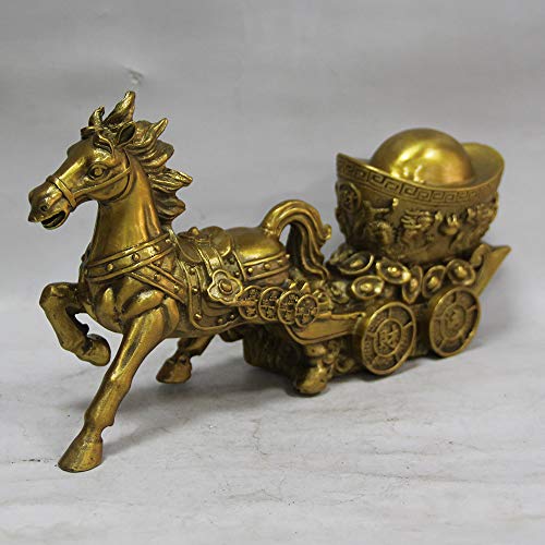 Amulette Cheval en Laiton Feng Shui : Attirer la prospérité et bloquer le manque