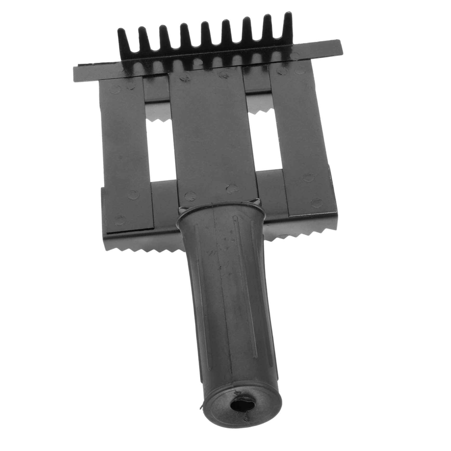 BESPORTBLE 3 Piezas rastrillo anti-picazón cepillo de pelo de animales cepillo de aseo para caballos cepillo para caballos peine de pelo de caballo limpieza de caballos Metal Black