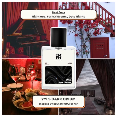 Image of TMPerfumehouse yyls Dark opium EDP for Women | Gourmand, Sweet & Long Lasting Perfume Spray | Coffee, Sweet & White-floral Fragrance | Luxury Gift for Her | TMPH | 50ml