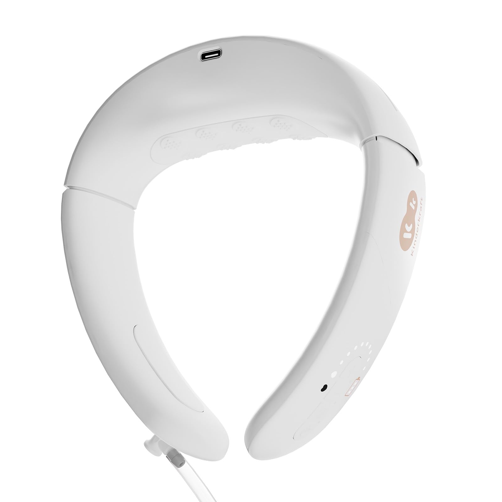 Kinderkraft GentleNest Laktator Elektryczny Podwójny, 3 tryby, 9 poziomów intensywności, funkcja soft-heat, lejki 17-27 mm, bateria 180 min, USB-C, higiena, akcesoria, Złoty