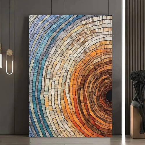 Toile anneau d'arbre art abstrait moderne de qualité supérieure 60x90