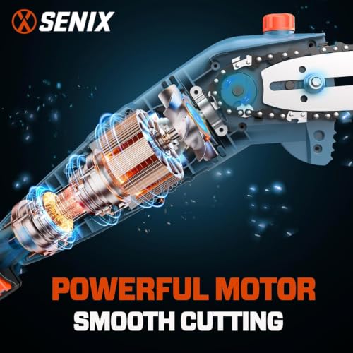 SENIX 8-Inch Oregon Bar Pole Saw