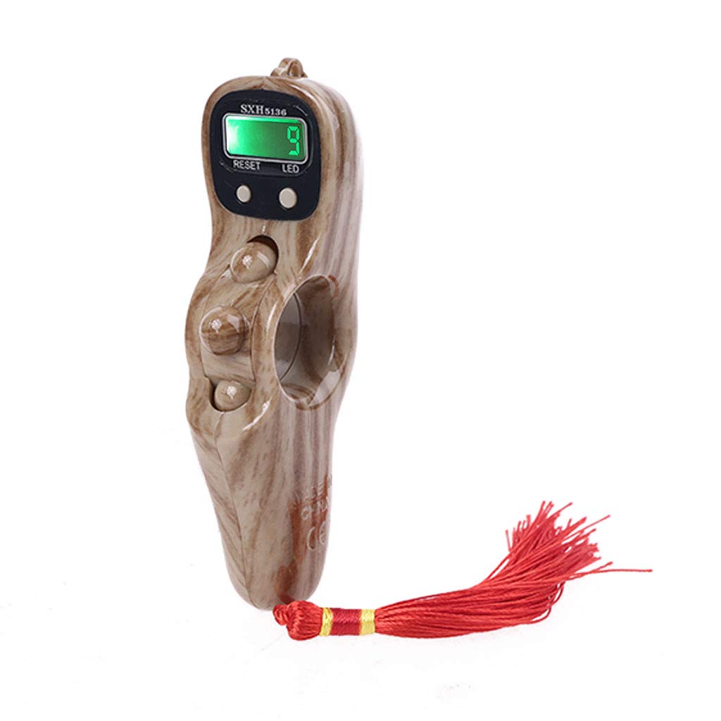 Portable Handheld Digital Beads Counter with Backlight Finger Game Toy Manual Reset Relaxation Tool