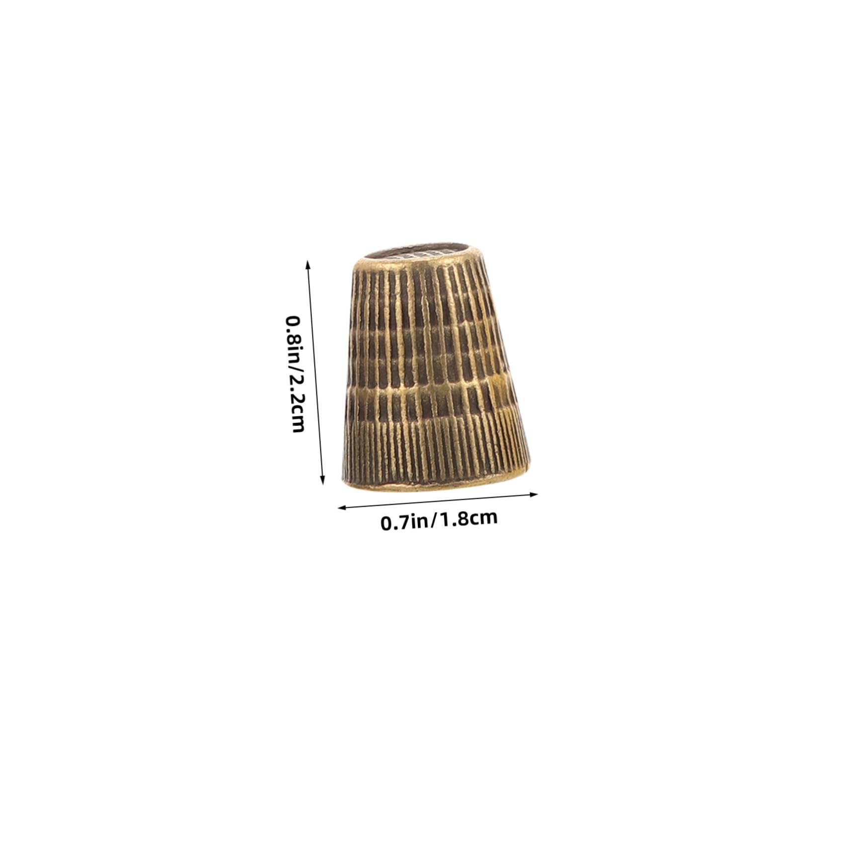 40piezas Dedales De Cobre Para Coser Protector De Dedos Profesional Herramienta De Costura y Duradera Para Manualidades