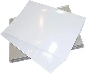 Papel Fotográfico Adesivo Glossy A4 130g Branco Brilhante Resistente à Água / 100 folhas