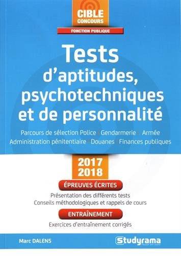 Télécharger Tests d'aptitudes psychotechniques et de personnalité Francais PDF