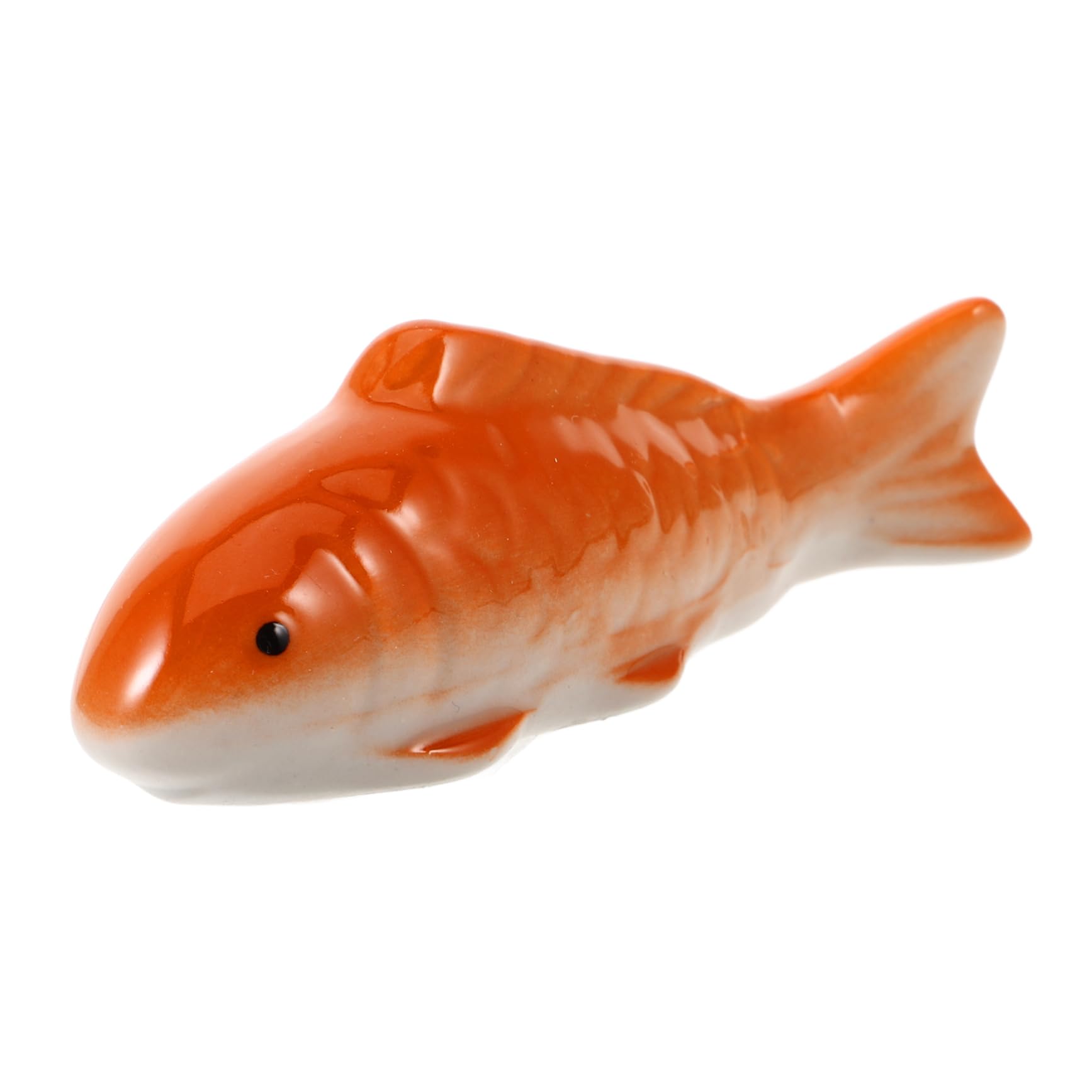 Cabilock 5 Piezas Decoración de pecera de cerámica. koi Flotante estatuilla Decorativa de Pescado Decoración de peceras Adorno de Acuario Decoraciones de Ranas Animal Adornos