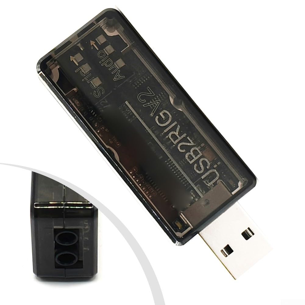 Carte son externe pour radio Ham USB2RIG V2 avec interface ttl 232 CIV pour connexion émetteur-récepteur adaptateur de casque de jeu