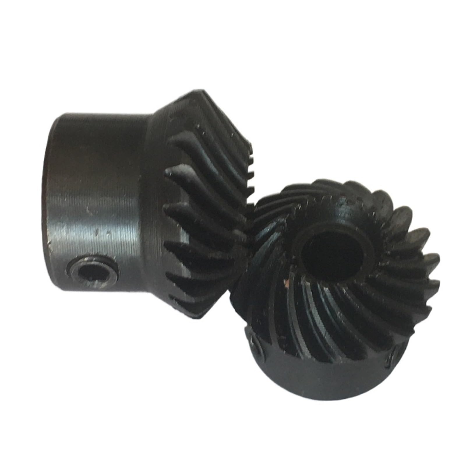Bevel Gear Pinion Hardware Mechanical 15 18 20 22 25 30 Teeth 1.5 Module 1.5M 45# Steel 90 Degree Tapered Wheel Pinion Pilot Bore Helical Spiral Bevel Gear(1Pair 30 Teeth)