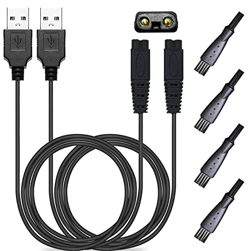 2 Pack Shaver Charger USB Cord for Microtouch Solo