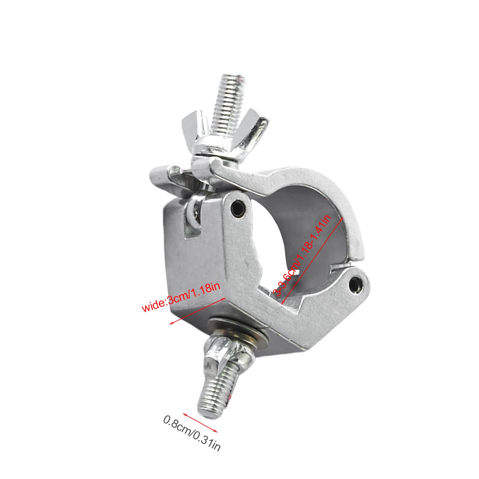 Pince De Lumière Sur Scène, Support De Borne Lumineuse - Robust Et Pivotant D'éclairage D'éclairage En Alliage En Aluminium | Pince D'éclairage Multifonctionnel, Accessoires D'éclairage De Scène Léger