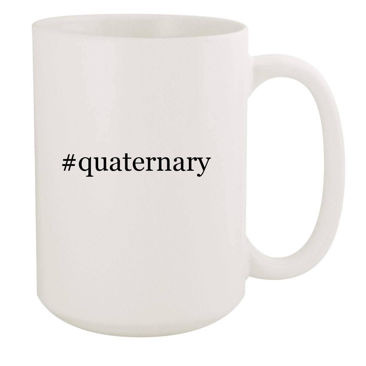 #quaternary - 15oz Hashtag White Ceramic Coffee Mug