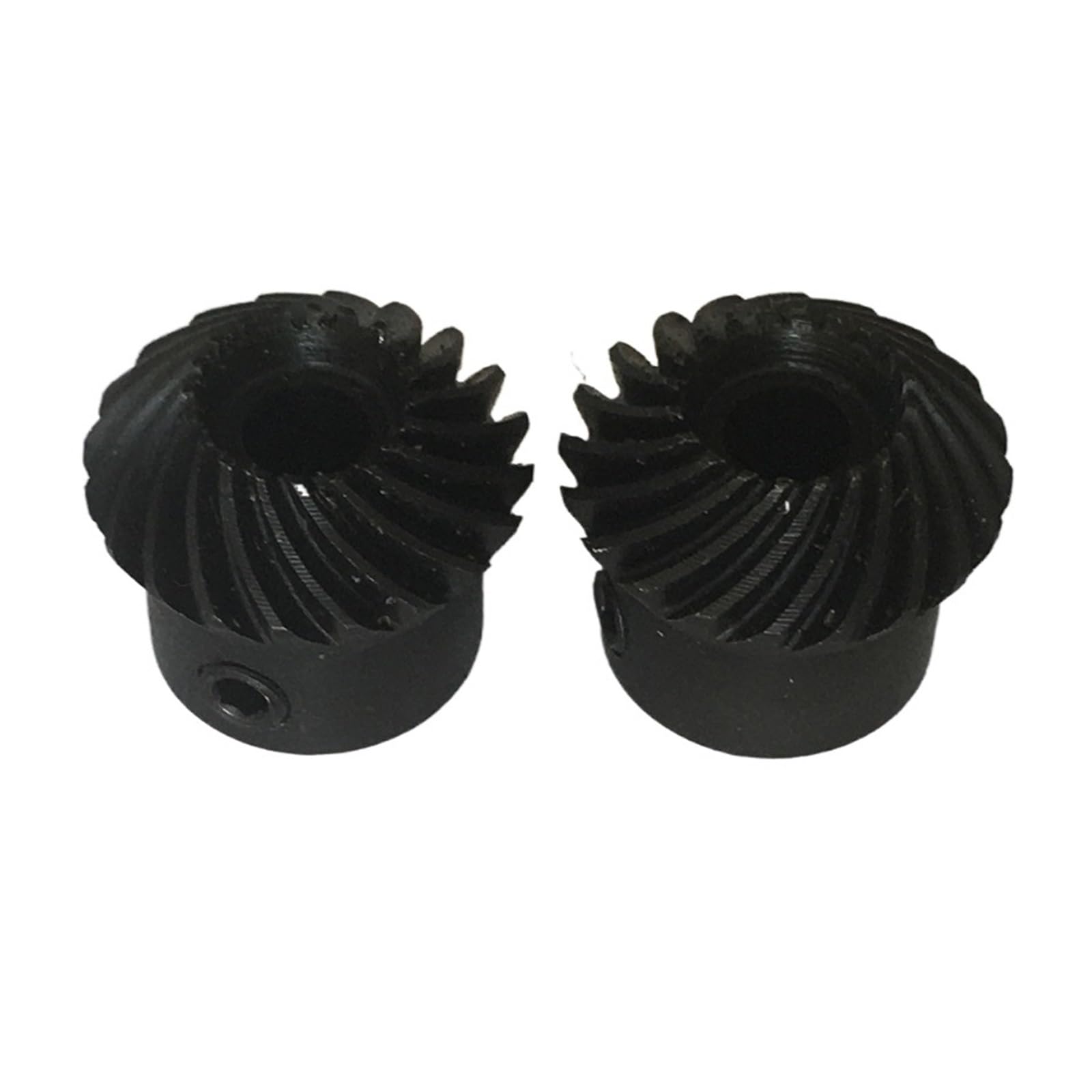 Bevel Gear Pinion Hardware Mechanical 3 Module 15 18 20 22 25 30 Teeth 45# Steel 90 Degree Tapered Wheel Pinion Pilot Bore Helical Spiral Bevel Gear(1Pair 25 Teeth)