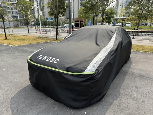 Image of Full Enclosed Car Cover Universal Fit Wrangler 2 Door 1987-2025 YJ /TJ /JK /JL,Kia Soul,Honda fit,Chevy Trax,Encore,Kona /Veloster,HR-V 2015-2022 Fit Small SUV /Hatchback /Jeep Length up to 171 in