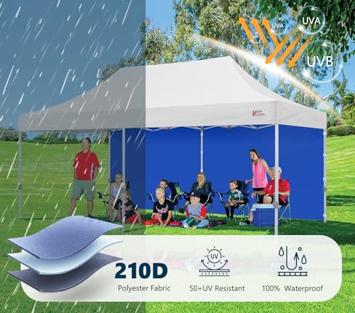 Image of MASTERCANOPY 10x20 Pop Up Canopy Sidewall Only 1-Pack Blue