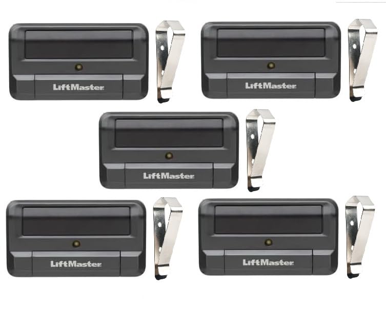 (5 Pack) LiftMaster 811LM / 811LMX 1 Button Remote Security+ 2.0 for 850LM and 860LM Receivers