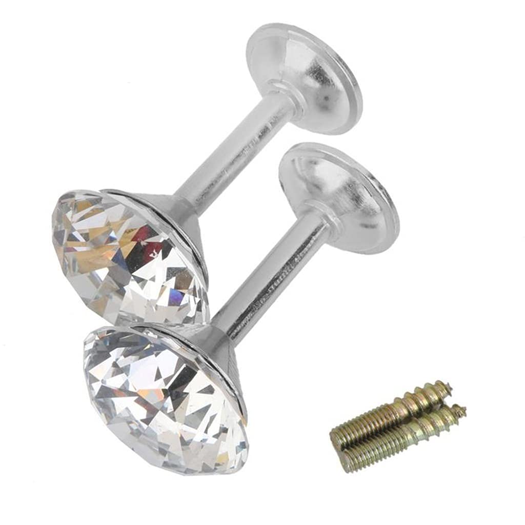 2pcs Diamond Gardinen Raffhalter Tür Wand Quaste Haken Wand Raffhalter Gardinenhaken Quaste Handtuchhalter (Color : A, Size (B As The Picture Shows)