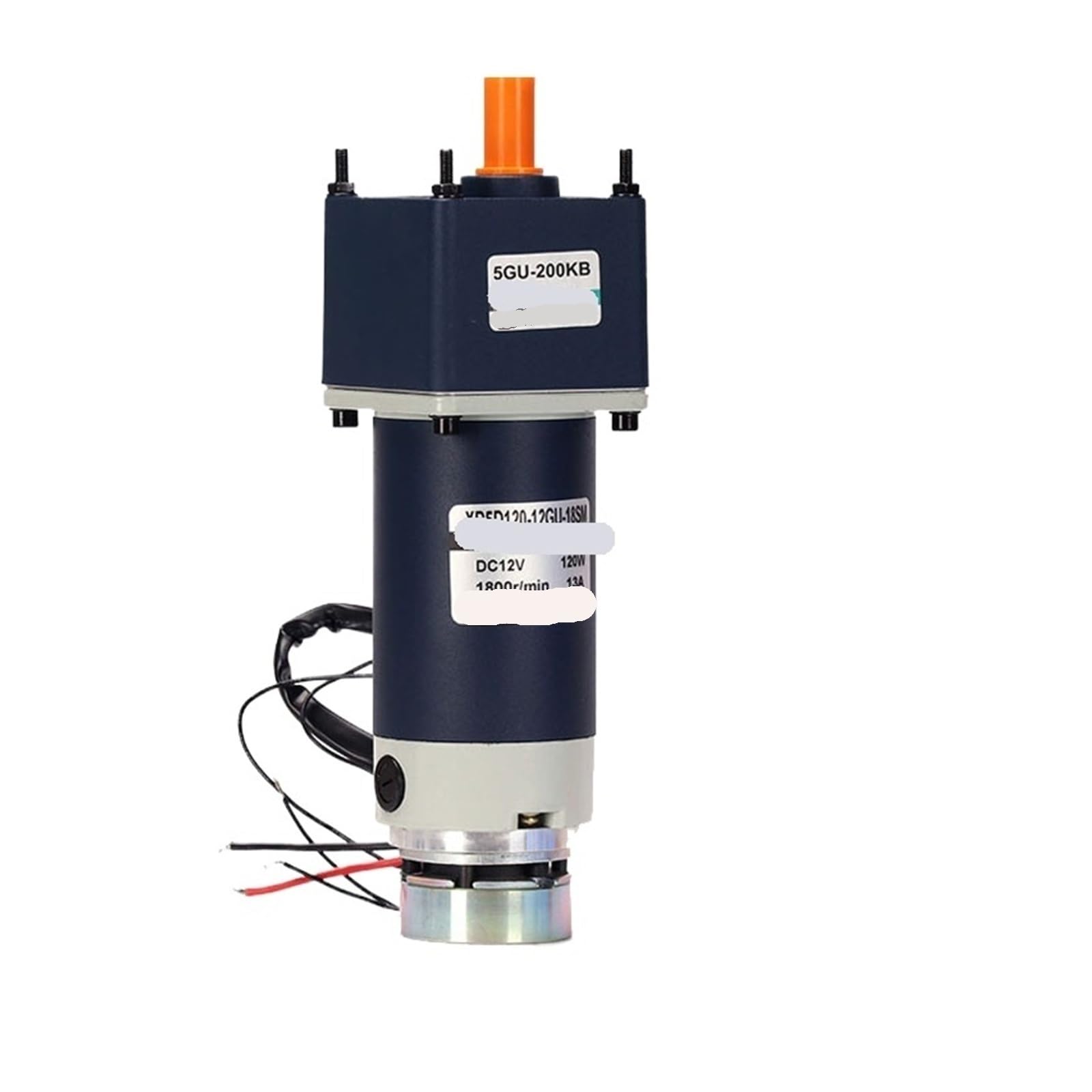 NVSFZGIYG 120W High Torque DC Gear Reducer Motor with Brake 12V 24V Adjustable-Speed CW CCW Slow Speed(300RPM-12VMOT AND BRAC)