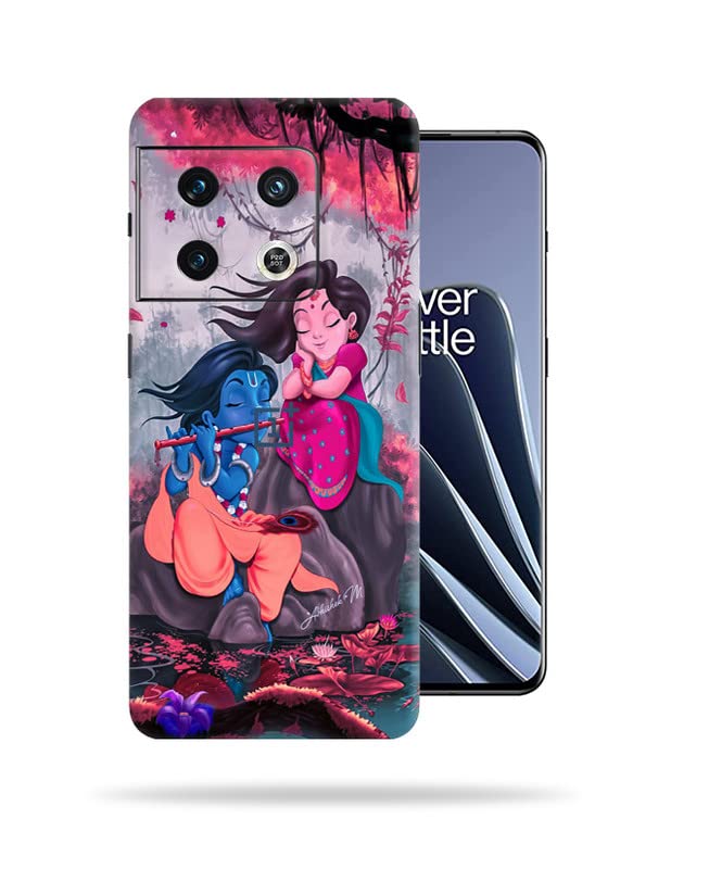 Image of Radha Krishna Skin Back Protector Film Ultra Thin Scratch Resistant Vinyl (Not Case and Cover) for OnePlus 10 Pro 5G