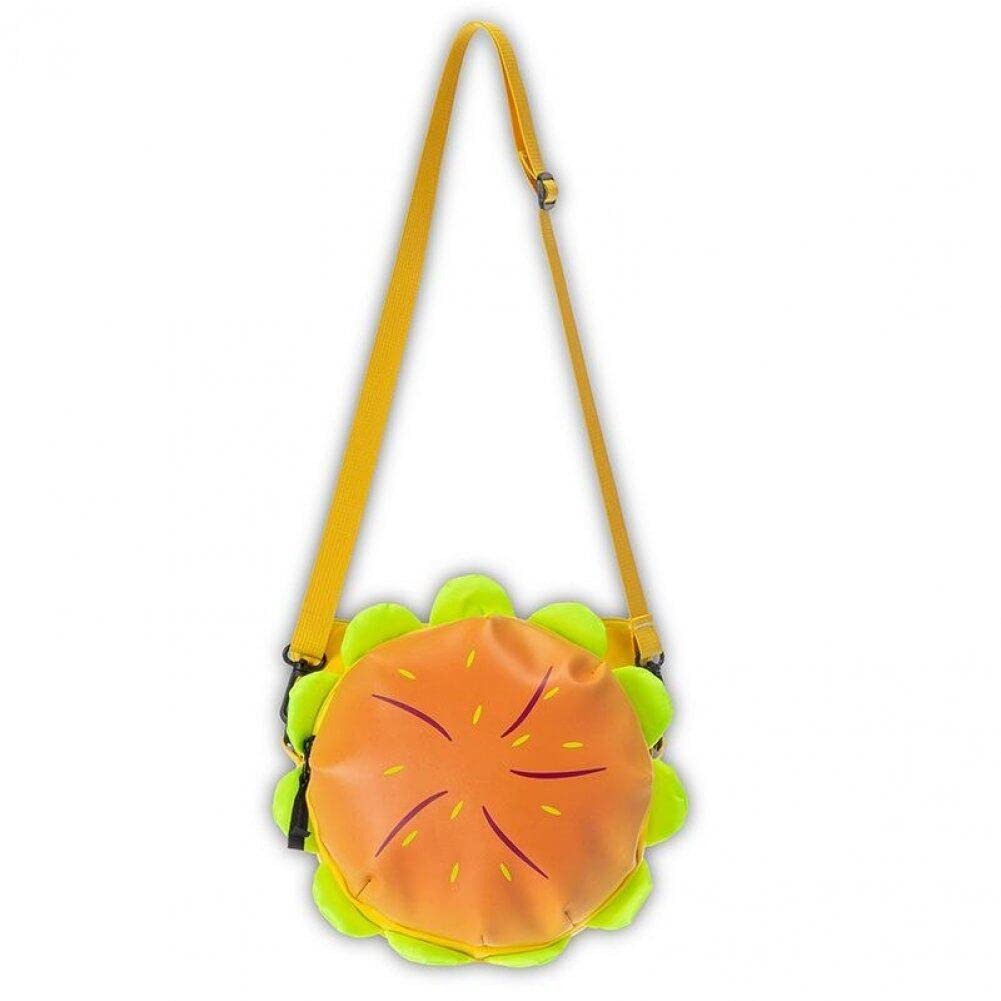 Hrippy Women's As Shown Cartoon Cheeseburger Large Capacity Fashion Shoulder Bag Bag Pu Leather Waterproof Messenger Bag Purse