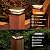LETMY Solar Post Cap Lights Outdoor, 8 Pack 40 LEDs 30 Lumens Fence Post Solar Lights Outdoor with 3 Modes, Waterproof Solar Powered Deck Fence Post Lights for 4x4, 5x5 or 6x6 Vinyl Wooden Posts