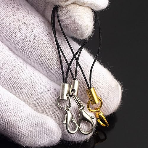 50-Piezas-Cierre-De-Mosqueton-100-Piezas-Anillas-Abiertas-cierre-pulsera-enganches-para-pulseras-para-hacer-llaveros-para-DIY-Llaves-ColgantesPlata