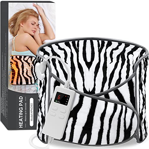 Image of 2023 Neweast Heating Pad XL Electric Heat Pads with 4 Timer Settings 12 Inch x 48 Inch Ultra-Soft Safe Heat Pad with Auto Off and 6 Heat Setting for Back Pain Relief and Cramps