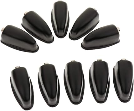 Practical Iron End Tom Drum Lugs For Drummer Percussion Parts 10 pieces Black