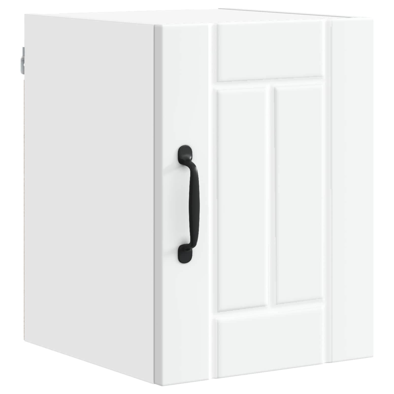 vidaXL Wall Cabinet LUCCA White 30 x 31 x 40 cm Engineered Wood, Modern Kitchen Solutions, Rectangular Wooden Panel, Durable Dishwasher Cover, Appliance Concealer, Space Saver Design — image 1