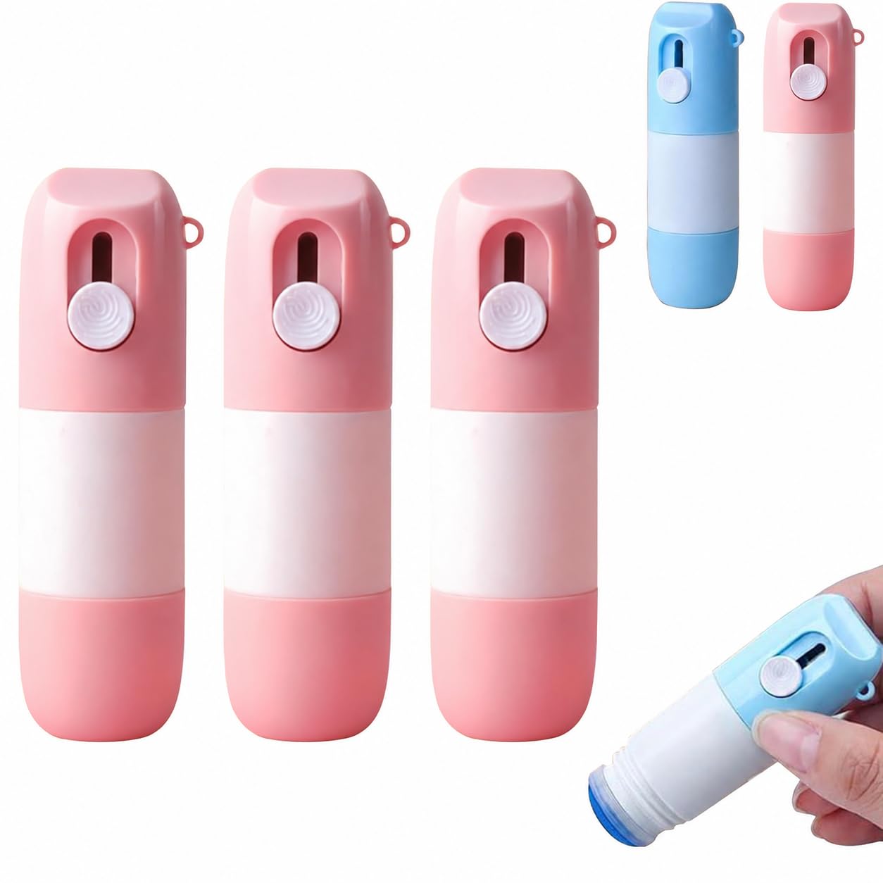 2-in-1Box Cutter Thermal Paper Eraser, Water Based Thermal Paper Eraser Pen with Unboxing Cutter