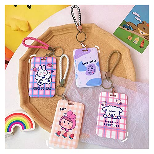 YUMYANJIN Kaarthouder Transparante Badge Houder voor Vrouwen Mannen Card Case Korte Touw Sleutelhanger Kaarthouder… - Image 3