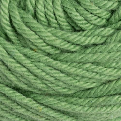 Image of Knit Picks Dishie Green Worsted Weight 100% Cotton Yarn for Crocheting | 100g of solid colored yarn in Jade color