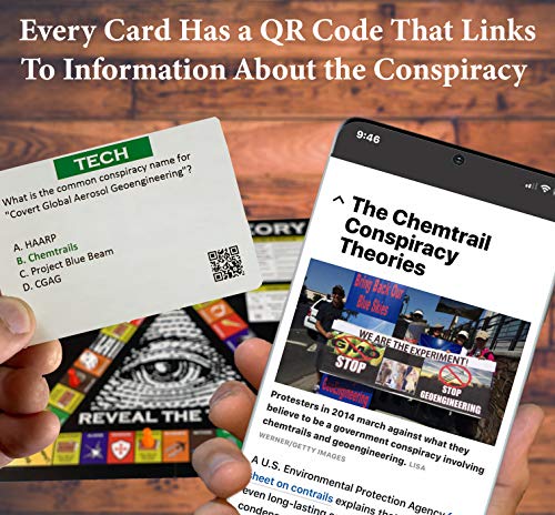 Neddy Games Conspiracy Theory Trivia Board Game 3rd Ed. miniatura 3