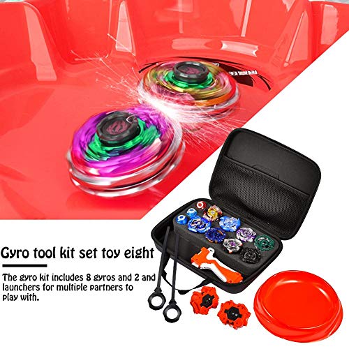 haptern Gyro Kids Toy Set Battle Tops Case Toy Stadium Burst Launcher Storage Box justifiable